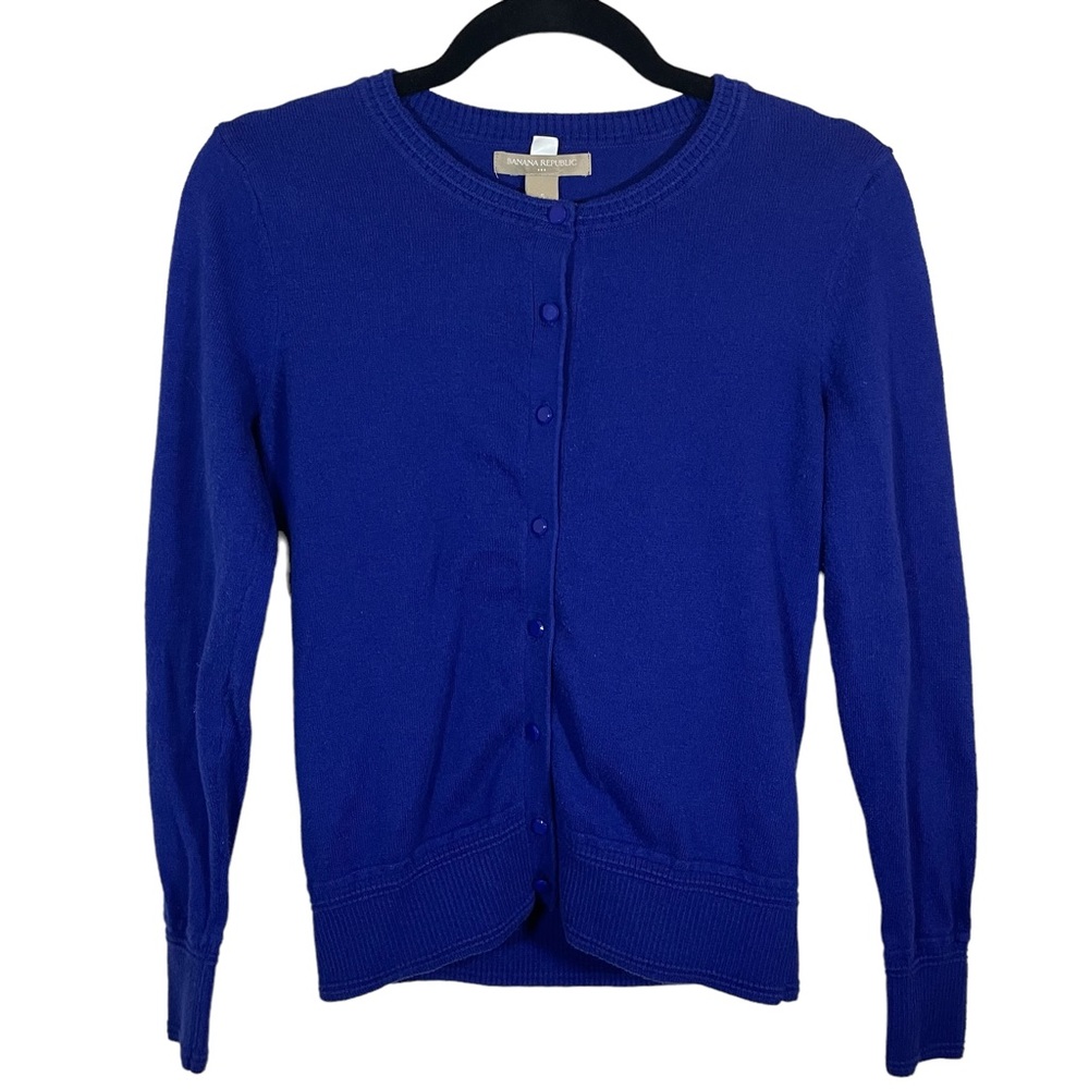 Banana Republic Royal Blue Cardigan Size Small